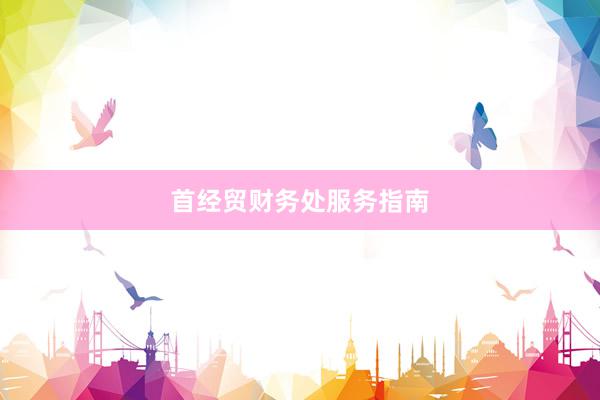 首经贸财务处服务指南
